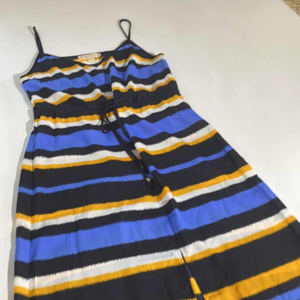Michael Kors NWT Navy Stripped Maci Dress